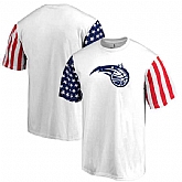 Men's Orlando Magic Fanatics Branded Stars & Stripes T-Shirt White FengYun
